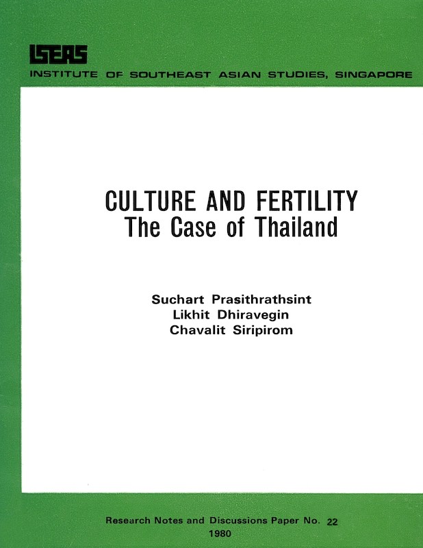 Culture and Fertility: The Case of Thailand