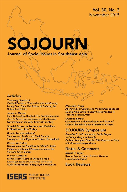 SOJOURN: Journal of Social Issues in Southeast Asia Vol. 30/3 (November 2015)