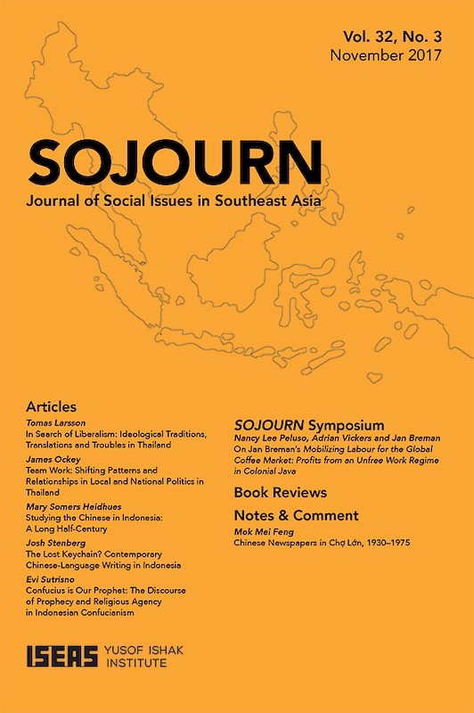 SOJOURN: Journal of Social Issues in Southeast Asia Vol. 32/3 (November 2017) 