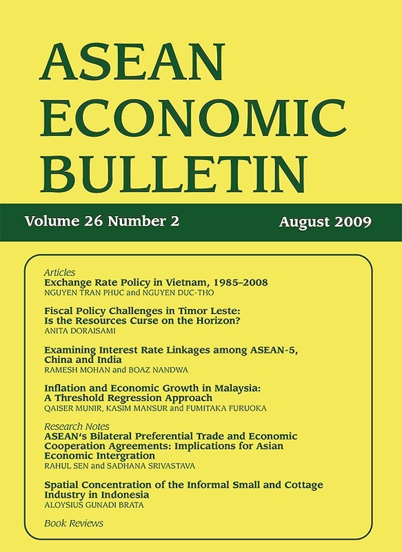 ASEAN Economic Bulletin Vol. 26/2 (Aug 2009)