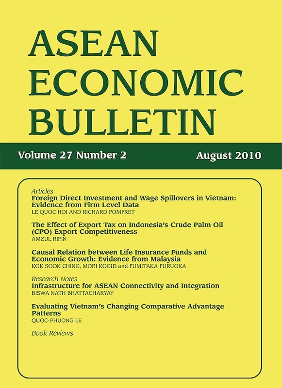 ASEAN Economic Bulletin Vol. 27/2 (Aug 2010)