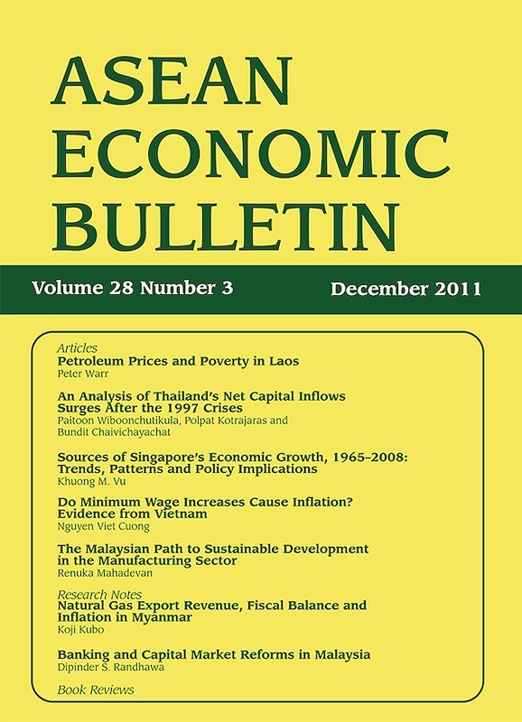 ASEAN Economic Bulletin Vol. 28/3 (Dec 2011)