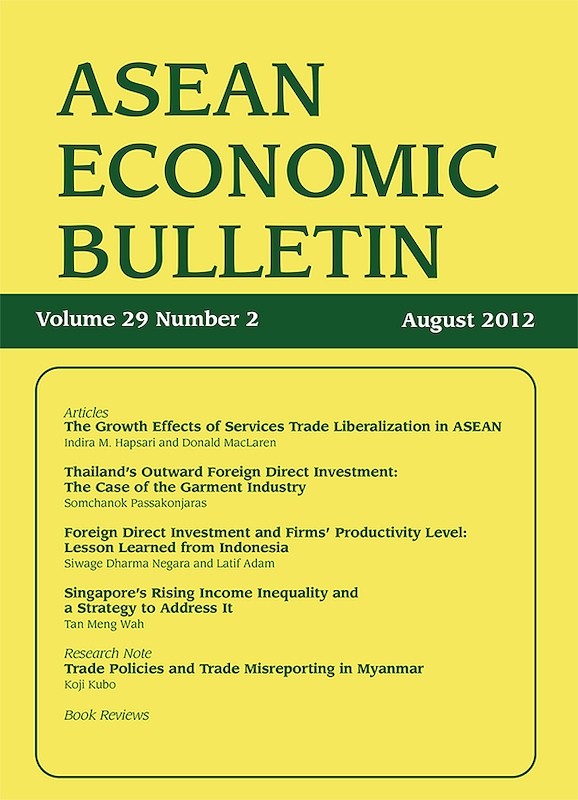 ASEAN Economic Bulletin Vol. 29/2 (Aug 2012)