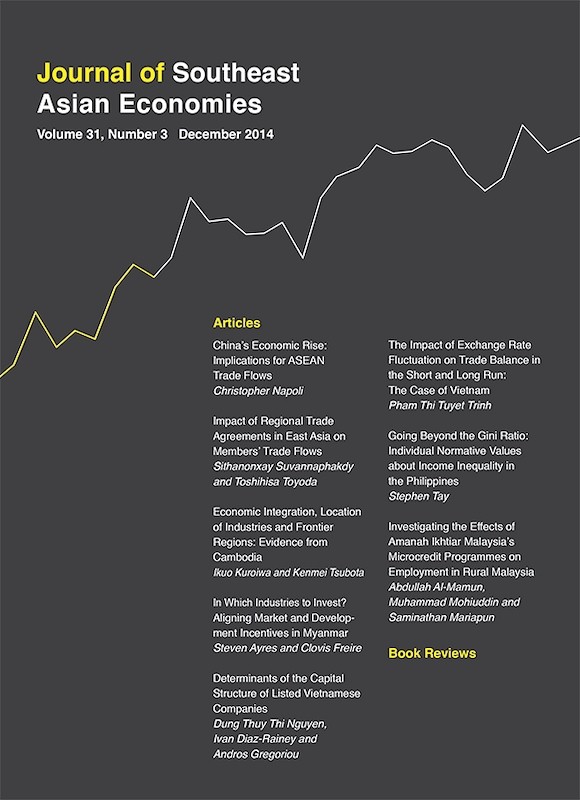 Journal of Southeast Asian Economies Vol. 31/3 (Dec 2014)