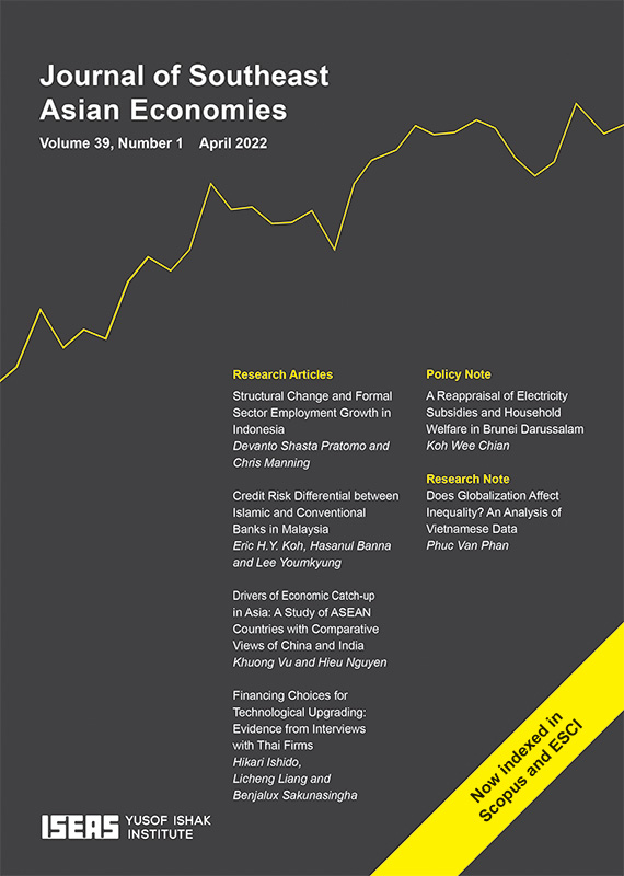 Journal of Southeast Asian Economies Vol. 39/1 (April 2022)