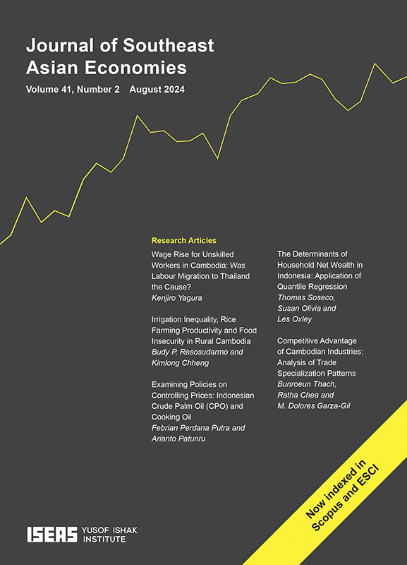 Journal of Southeast Asian Economies Vol. 41/2 (August 2024).