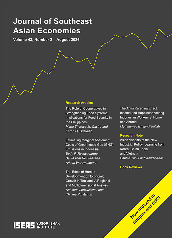 Journal of Southeast Asian Economies Vol. 43/2 (August 2026)