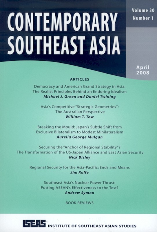 Contemporary Southeast Asia Vol. 30/1 (Apr 2008)