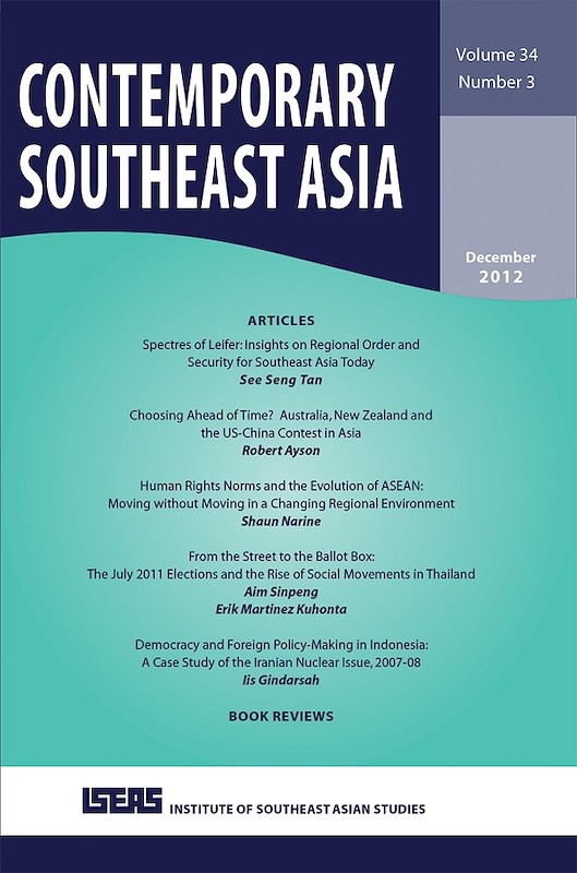 Contemporary Southeast Asia Vol. 34/3 (Dec 2012)