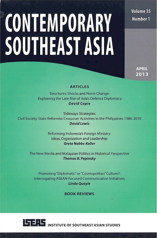 Contemporary Southeast Asia Vol. 35/1 (April 2013)