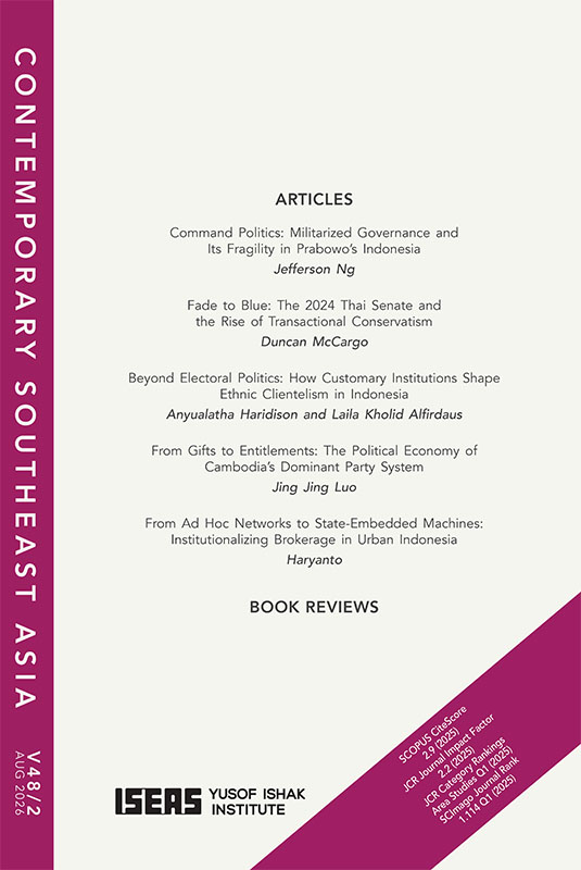 Contemporary Southeast Asia Vol. 48/2 (August 2026)