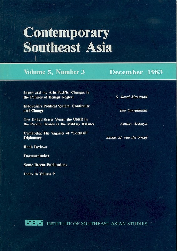 Contemporary Southeast Asia: A Journal of International and Strategic Affairs 5/3(Dec 1983)