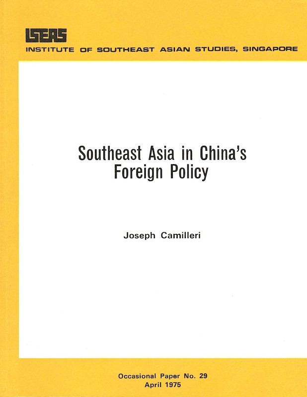 Southeast Asia in China's Foreign Policy