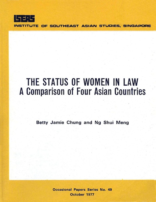 The Status of Women in Law: A Comparison of Four Asian Countries