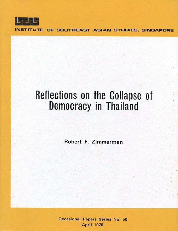 Reflections on the Collapse of Democracy in Thailand