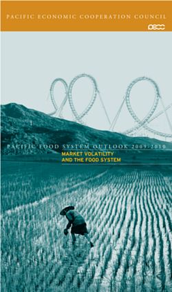 Pacific Food System Outlook 2009-2010: Market Volatility and the Food System