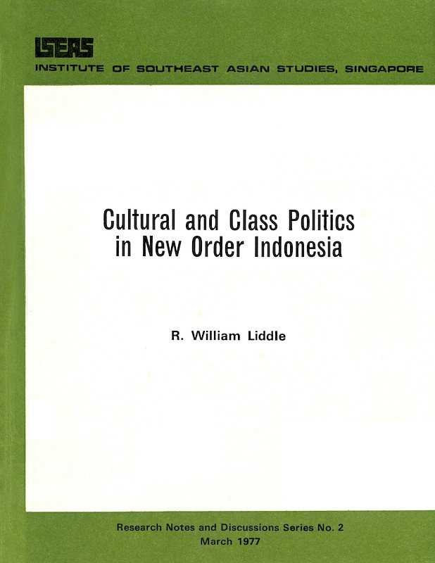 Cultural and Class Politics in New Order Indonesia