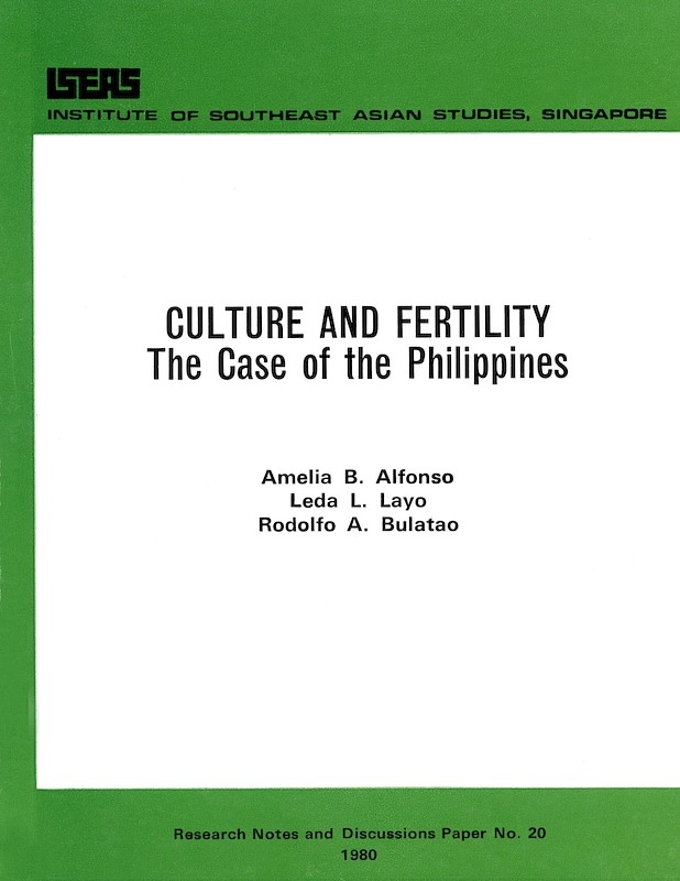 Culture and Fertility: The Case of the Philippines