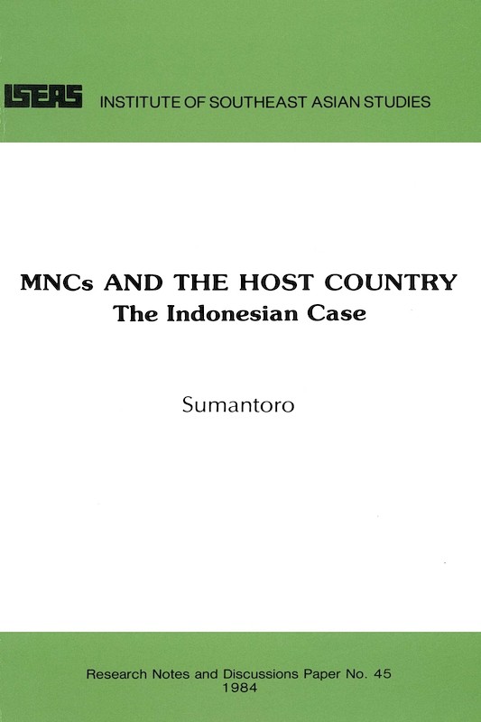 MNCs and the Host Country: The Indonesian Case 
