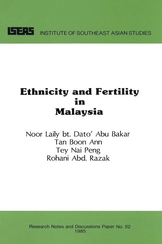 Ethnicity and Fertility in Malaysia 