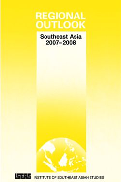 Regional Outlook: Southeast Asia 2007-2008