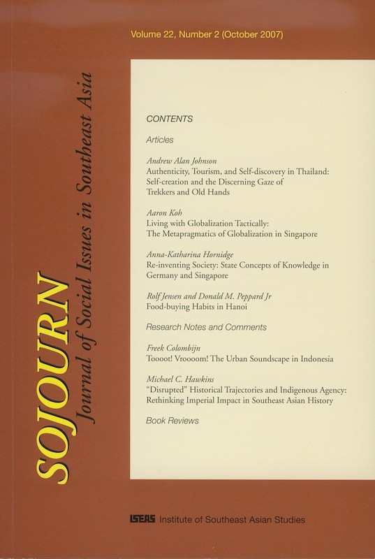 SOJOURN: Journal of Social Issues in Southeast Asia Vol. 22/2 (October 2007)