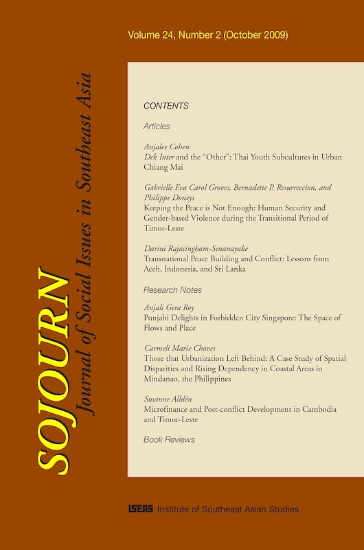 SOJOURN: Journal of Social Issues in Southeast Asia Vol. 24/2 (Oct 2009)