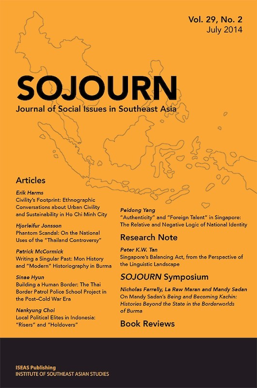 SOJOURN: Journal of Social Issues in Southeast Asia Vol. 29/2 (July 2014)