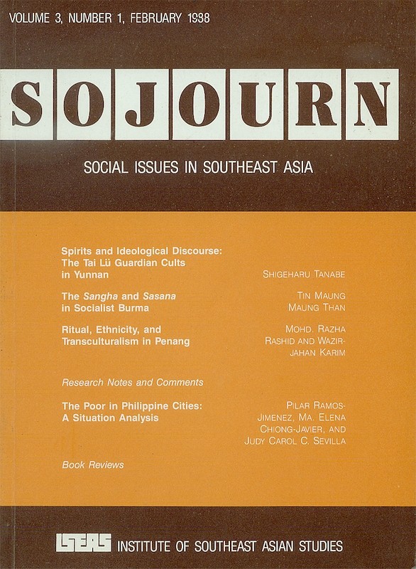 SOJOURN: Journal of Social Issues in Southeast Asia Vol. 3/1 (Feb 1988)
