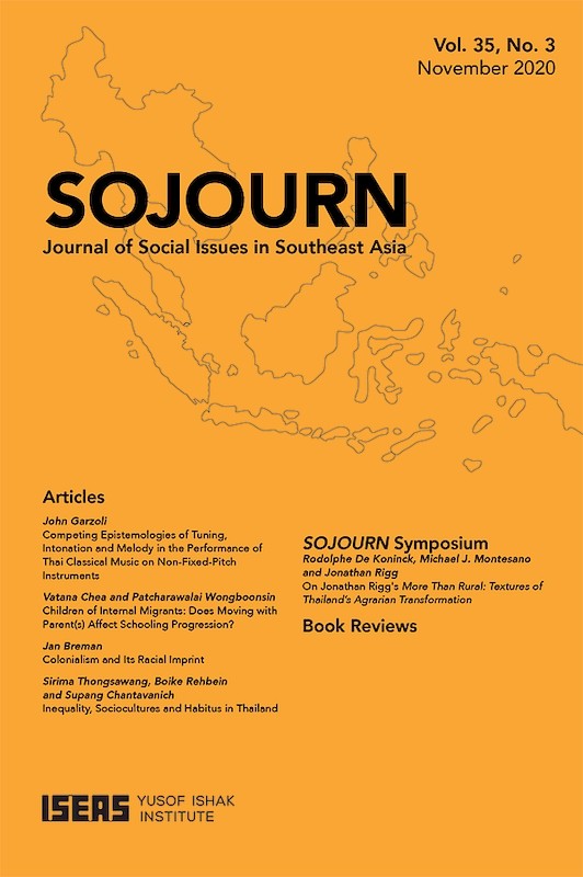 SOJOURN: Journal of Social Issues in Southeast Asia Vol. 35/3 (November 2020)
