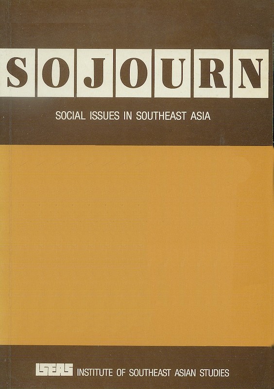 SOJOURN: Journal of Social Issues in Southeast Asia Vol. 5/2 (Aug 1990)